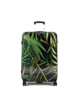 Valiză mare Saxoline Sx Palm Leaves 1460H0.71.10 Negru