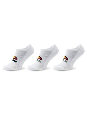 Set 3 perechi de șosete scurte unisex Ellesse Rebi Trainer SBMA2300 Alb