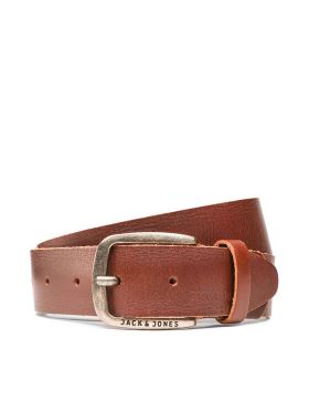 Curea pentru Bărbați Jack&Jones Jackpaul Leather Belt 12111286 Maro