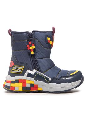 Cizme de zăpadă Skechers Cuboforce 402198L/NVRD Bleumarin