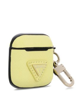 Etui pentru căști Guess Not Coordinated Keyrings RW1521 P2301 Galben