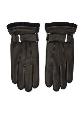 Mănuși pentru Bărbați Calvin Klein Leather Rivet Gloves K50K507425 Negru