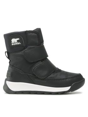 Cizme de zăpadă Sorel Childrens Whitney II Strap Wp NC3919-010 Negru
