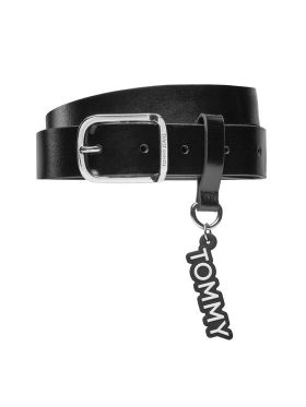 Curea de Damă Tommy Jeans Tjw City Girl Belt AW0AW16103 Negru