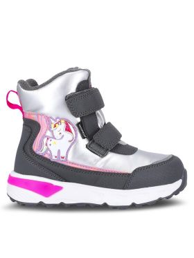 Cizme de zăpadă ZigZag Hidol Kids Boot w/Lights WP Z234125 Gri