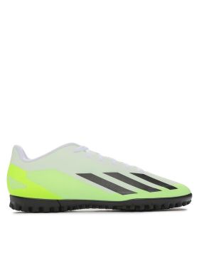 Pantofi adidas X Crazyfast.4 Turf Boots IE1583 Alb