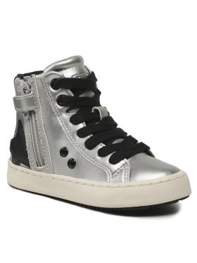Sneakers Geox J Kalispera Girl J044GA 000NF C1363 M Argintiu