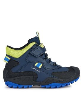 Cizme de zăpadă Geox Jr New Savage B Abx J261WB 050BU CF43S D Bleumarin