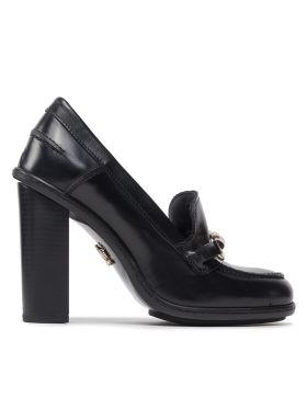 Pantofi pumps Tommy Hilfiger Twist High Heel Loafer FW0FW06692 Negru