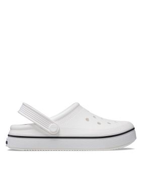 Şlapi Crocs Crocs Crocband Clean Clog Kids 208477 Alb