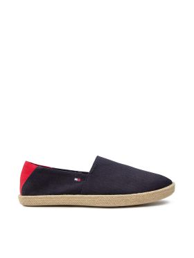 Espadrile Tommy Hilfiger Easy Summer Slip On FM0FM00569 Bleumarin