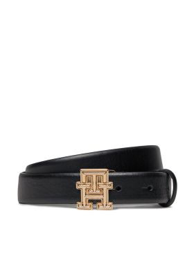 Curea de Damă Tommy Hilfiger Th Logo Bombe 2.5 AW0AW16028 Negru