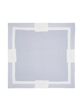 Eșarfă Calvin Klein Geo Minimal Scarf 130X130 K60K610227 Albastru