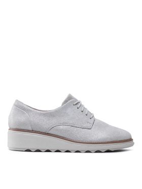 Pantofi Clarks Sharon Noel 261574654 Argintiu