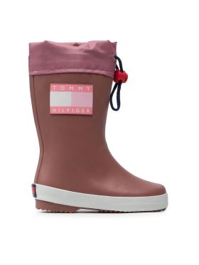 Cizme de cauciuc Tommy Hilfiger Rain Boot T3X6-30766-0047 M Roz