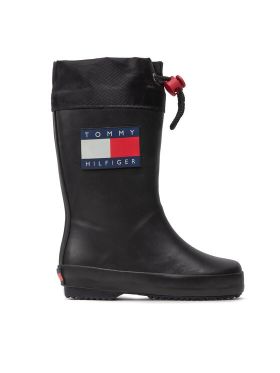 Cizme de cauciuc Tommy Hilfiger Rain Boot T3X6-30766-0047 M Negru