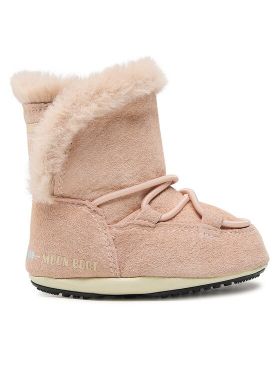 Cizme de zăpadă Moon Boot Crib Suede 34010300003 M Roz