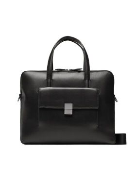 Geantă pentru laptop Calvin Klein Iconic Hardware Laptop Bag K50K510250 Negru