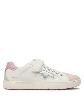 Sneakers Geox J Silenex Girl J35DWA08554C0674 D Alb