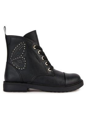 Cizme Geox J Eclair Girl J369QM 000BC C9999 M Negru