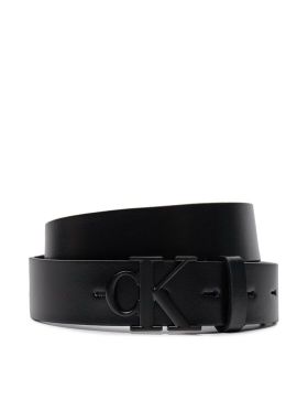 Curea de Damă Calvin Klein Jeans Round Mono Pl Lthr Belt 30Mm K60K611490 Negru