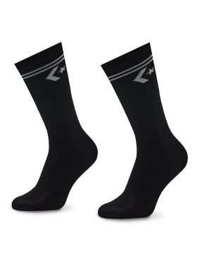 Set de 2 perechi de șosete lungi de damă Converse E1025B-2009 Negru