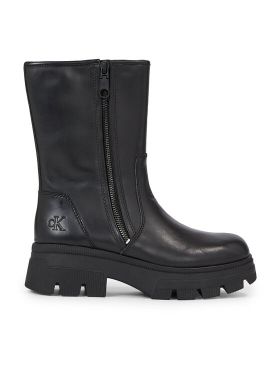 Botine Calvin Klein Jeans Chunky Combat Zip Boot Wn YW0YW01109 Negru