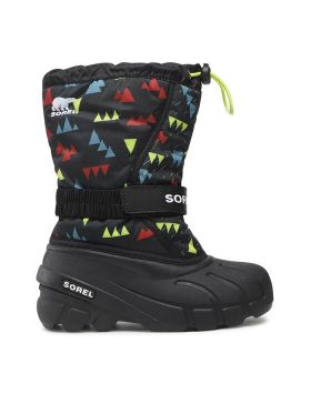 Cizme de zăpadă Sorel Youth Flurry Print NY3504 Negru