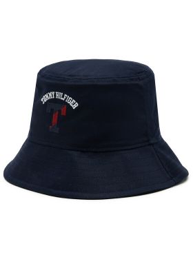 Bucket Hat Tommy Hilfiger Colorful Varsity AU0AU01731 Bleumarin