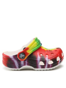 Şlapi Crocs Littles Graphic Clog 207281 Colorat