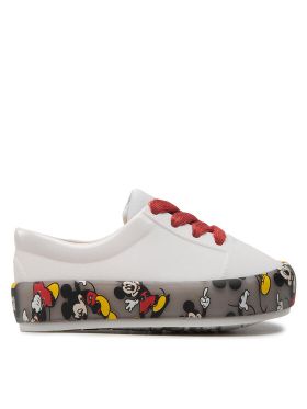 Pantofi Melissa Mini Melissa Street + Mickey A 33460 Alb