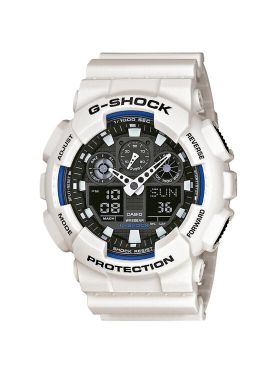 Ceas G-Shock GA-100B-7AER Alb