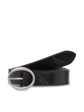 Curea de Damă Calvin Klein Jeans Round Classic Lthr Aop Belt K60K611245 Negru