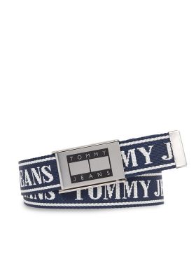 Curea pentru Bărbați Tommy Jeans Tjm Skater B Jacquard Belt 4.0 AM0AM11196 Bleumarin