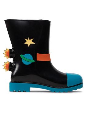 Cizme de cauciuc Melissa Mini Melissa Rain Boot + Fabula 33677 Negru
