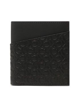 Portofel Mare de Damă Calvin Klein Ck Must Mono Trifold 6Cc W/Coin K50K510306 Negru