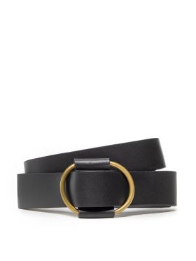 Curea de Damă Pieces Pcpilja Leather Jeans Belt Noos 17076887 Negru