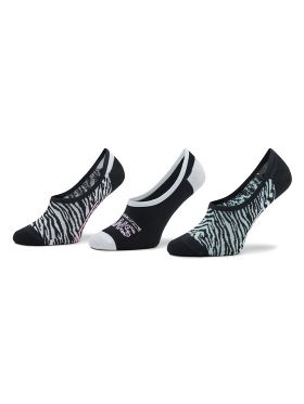 Set de 3 perechi de șosete scurte de damă Vans Zebra Daze Canoodle VN00079YBR51 Colorat