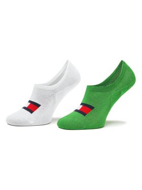 Set de 2 perechi de șosete scurte pentru bărbați Tommy Hilfiger 701223928 Verde