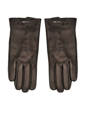 Mănuși pentru Bărbați Calvin Klein Modern Bar Leather Gloves K50K511017 Negru