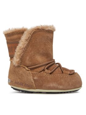 Cizme de zăpadă Moon Boot Crib Suede 34010300001 Maro