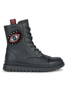 Cizme Geox J Gillyjaw Girl J267XA 000BC C0260 S Negru