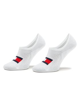 Set de 2 perechi de șosete scurte pentru bărbați Tommy Hilfiger 701223928 Alb