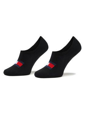 Set de 2 perechi de șosete scurte pentru bărbați Tommy Hilfiger 701223928 Negru