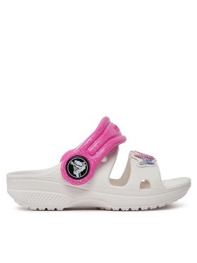 Şlapi Crocs Classic Embellished Sandal T 207803 Alb