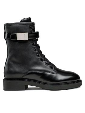 Botine Calvin Klein Combat Boot W/Hw HW0HW01360 Negru