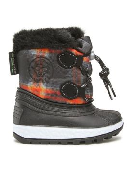 Cizme de zăpadă Boatilus Plaid NJ02 VAR.20ZV Gri