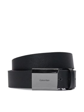 Curea pentru Bărbați Calvin Klein Beveled Plaque 2.0 Saffiano 35Mm K50K511568 Negru