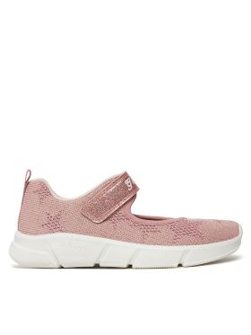 Pantofi Geox J Aril Girl J45DLA 07QHH C8172 D Roz