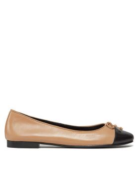 Balerini Tory Burch Cap-Toe Ballet 154513 Bej